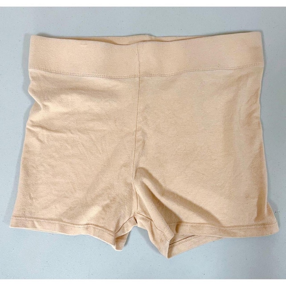 Beige Tan Nude Solid Short-Shorts Sweatshorts Bottoms Size M 🤎 #hotshorts